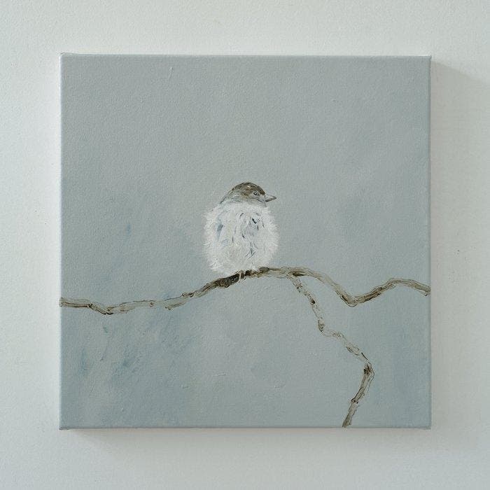 Matthieu van Riel - Bird in the Wind, Antiquités & Art, Art | Peinture | Moderne