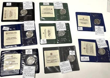Italië, Republiek 500 Lire commemorative 1985-1988 (8