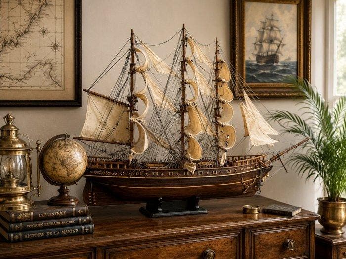 ENORME Voilier Fregate CUTTY SARK en bois 70CM bateau, Enfants & Bébés, Jouets | Autre