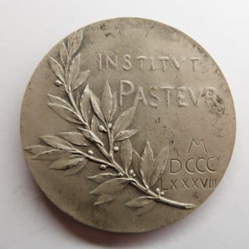 Frankrijk. Médaille en argent Louis Pasteur. Institut