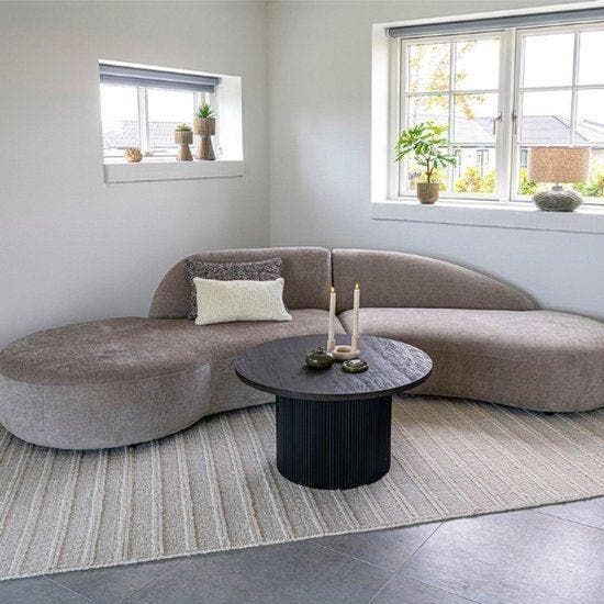 2dekans | Vloerkleed Ivoor - Wol - 230x160x1cm - Vloerkleed, Huis en Inrichting, Stoffering | Tapijten en Vloerkleden, Ophalen of Verzenden