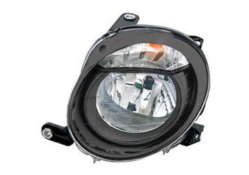 Fiat 500 2007-2015 Zwart Koplamp Links (Koplampen), Verzenden, Nieuw