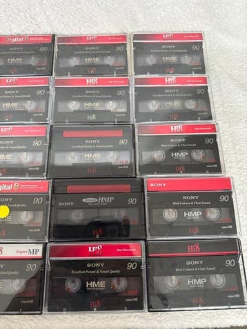 Sony 40x Hi8 HM-E90 videotape Matériel de montage vidéo
