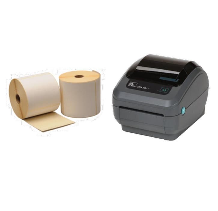 Zebra GK420d Barcode Label Printer  USB & RJ-45 + 2 Label, Computers en Software, Printerbenodigdheden, Ophalen of Verzenden