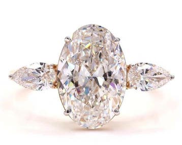 Zonder minimumprijs - Ring - 18 karaat Geel goud - 3.55ct., Nieuw