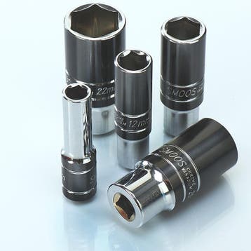 Smoos Lange doppenset 12-delig - 3/8 - Smoos, Doe-het-zelf en Bouw, Gereedschap | Handgereedschap, Ophalen of Verzenden, Nieuw