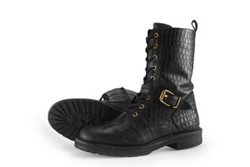 Omoda Veterboots in maat 38 Zwart, Verzenden, Overige typen