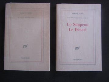 JABÈS Edmond - El, ou le dernier livre & Le Soupçon. Le, Antiek en Kunst
