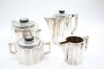 Koffie- en theeservies (4) - .833 zilver - Art Deco, Antiek en Kunst
