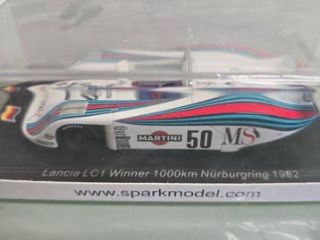 Spark 1:43 - Model raceauto - Lancia LC1 Winner 1000 km, Nieuw