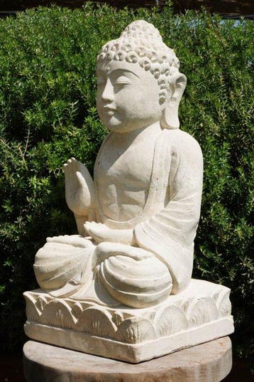 Antica statua del Buddha - Sculpture - Bouddha - Indonésie, Antiquités & Art