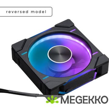 Phanteks D30 PWM Reverse Airflow D-RGB 120MM Black, Verzenden
