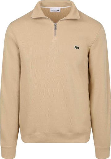 Lacoste Pullover Zipper Beige maat Maat 52/54 (L) Heren, Maat 52/54 (L), Verzenden, Nieuw, Lacoste