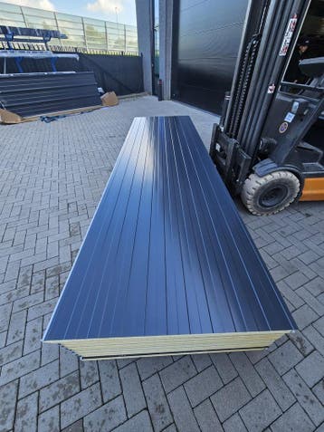 Wandpanelen, Gevelpanelen, sandwichplaten, 40 mm, Doe-het-zelf en Bouw, Platen en Panelen, Verzenden, Nieuw
