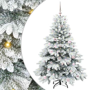 vidaXL Kunstkerstboom met 150 LED met standaard Wit 150 cm, Verzenden