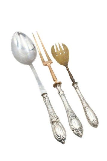Serveergerei (3) - Zilver - 1850-1900 - Serveergerei, Antiek en Kunst