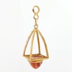 Pendentif - 18 carats Or jaune - 4.50ct. tw. Quartz