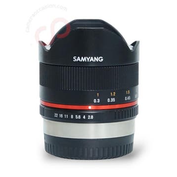 Samyang 8mm 2.8 UMC Fish-eye II (Fujifilm) nr. 3401, TV, Hi-fi & Vidéo, Photo | Lentilles & Objectifs, Ophalen of Verzenden