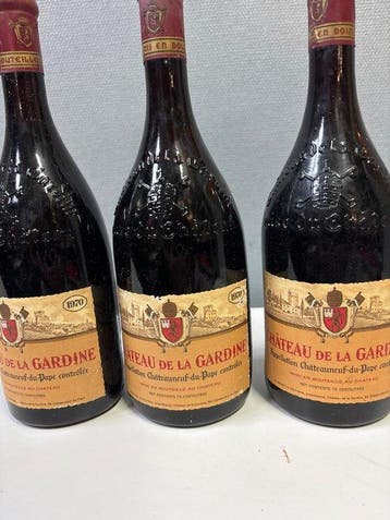 1970 Château de la Gardine - Châteauneuf-du-Pape - 3, Verzamelen, Nieuw