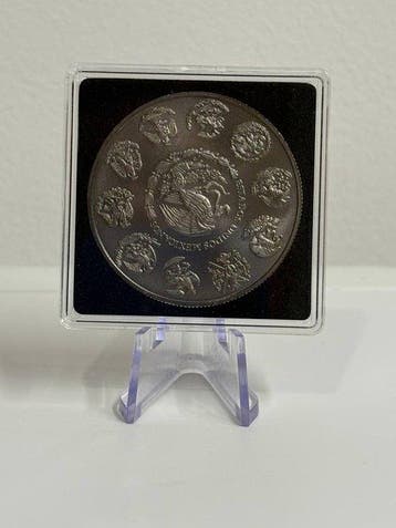 Mexico. 2023 - 1 oz Dama de la Muerte - Black Platinum &