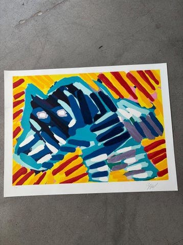 Karel Appel (1921-2006) - Running Dog