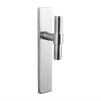 Lavuzo deurklink Pesaro rvs met rechthoekig schild blind, Nieuw