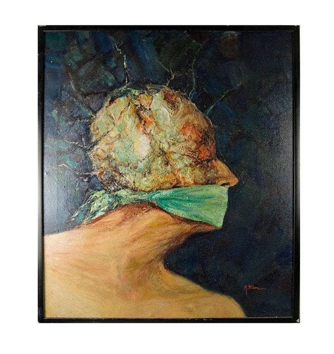 Mercedes dOcon del Cid (XX) - Torturat S.XXI, Antiquités & Art, Art | Peinture | Moderne