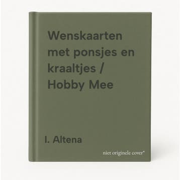 Wenskaarten met ponsjes en kraaltjes / Hobby Mee I. Altena, Verzenden, I. Altena