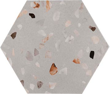 25,8X29 HEXAGON DORIA GREIGE Mat, Ophalen of Verzenden, Nieuw