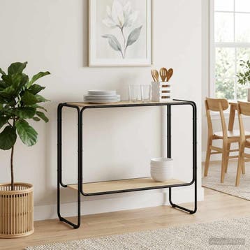 vidaXL Dressoir Sonoma Eiken 93.5 x 38 x 75 cm Bewerkt hout, Verzenden