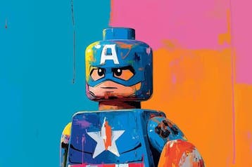 Friki-Pop - Capitán América: Fragmentos de Justicia en Óleo