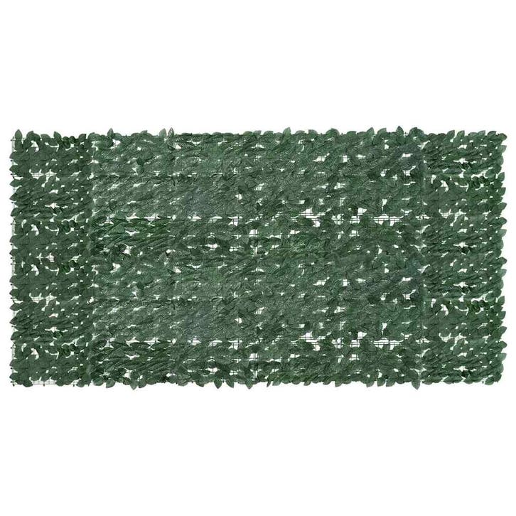 vidaXL Balkonscherm met donkergroene bladeren 300x150 cm, Tuin en Terras, Parasols, Nieuw, Verzenden