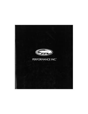 2007 FORD FPV FP TURBO FORCE BOSS V8 BROCHURE ENGELS, Nieuw