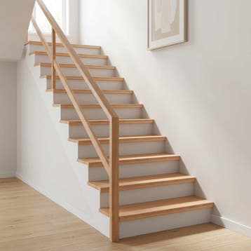 vidaXL Trapmatten 20 st Naturel 110 x 30 x 2 cm Massief, Verzenden
