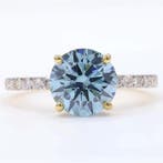 Zonder minimumprijs - Ring - 18 karaat Geel goud - 2.39ct., Nieuw