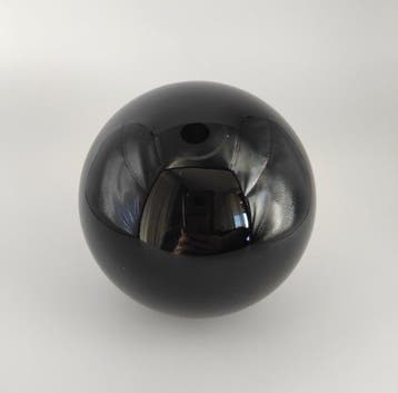 Obsidiaan Bol - Hoogte: 10.5 11.14- 1430 g - (1), Verzamelen
