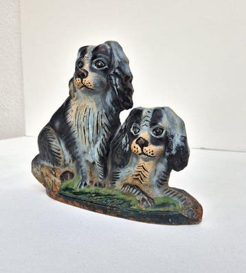Deurstopper - Gietijzer - Spanielhonden, 2,5 kg