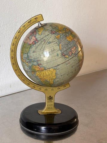 Terrestrial table globe - Rare Pre-War Chad Valley No. 10152