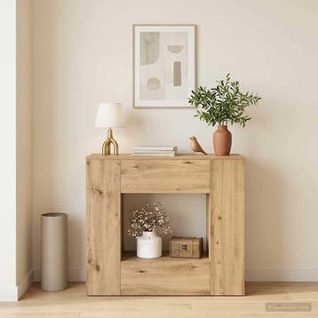 vidaXL Artisan Eik 82 x 29 x 74 cm, Maison & Meubles, Verzenden