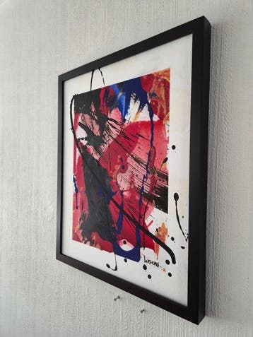 Liesens - Summer heat (Handpainted on white canvas met, Antiek en Kunst
