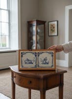 Paneel - Delfts blauw - Keramische tegels, Antiek en Kunst