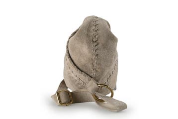 Manfield Schoudertas Bruin, Handtassen en Accessoires, Tassen | Damestassen, Verzenden, Gebruikt, Bruin