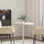 vidaXL Tafelblad Ø60x2,5 cm marmer crèmekleurig, Verzenden, Nieuw