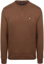 Lyle & Scott Sweat Crewneck Bruin maat Maat 52/54 (L) Heren, Maat 52/54 (L), Bruin, Verzenden, Nieuw