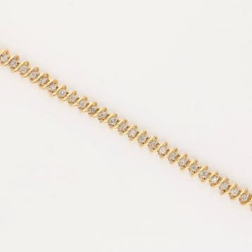 Armband - 14 karaat Geel goud - 1.50ct. tw. Diamant, Nieuw