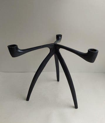 Bijenkorf - Kandelaar Tripod - Poeder gecoat aluminium -