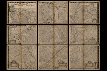 Paris Sous le règne de Louis XIV. - Plan Monumental de Paris