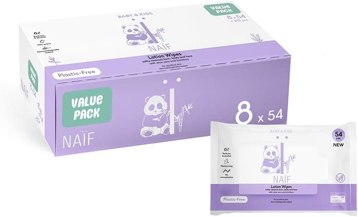 Naïf - Plasticvrije Lotion Billendoekjes - 1728 doekjes (32, Collections, Collections Autre, Envoi
