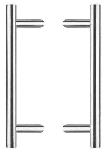 Intersteel Set Deurgrepen T-schuin 700x85x25 HoH 500 mm RVS, Ophalen of Verzenden, Nieuw
