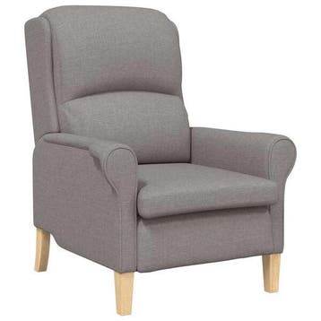 Fauteuil Taupe Stof - Chic interieur voor een prikje! 41%..., Verzenden, 75 tot 100 cm, Zo goed als nieuw, 75 tot 100 cm